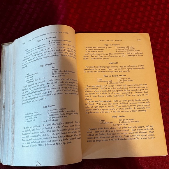 Antique 1930 The Boston Cooking School Cook Book by Fannie Merritt Farmer - Picture 9 of 9